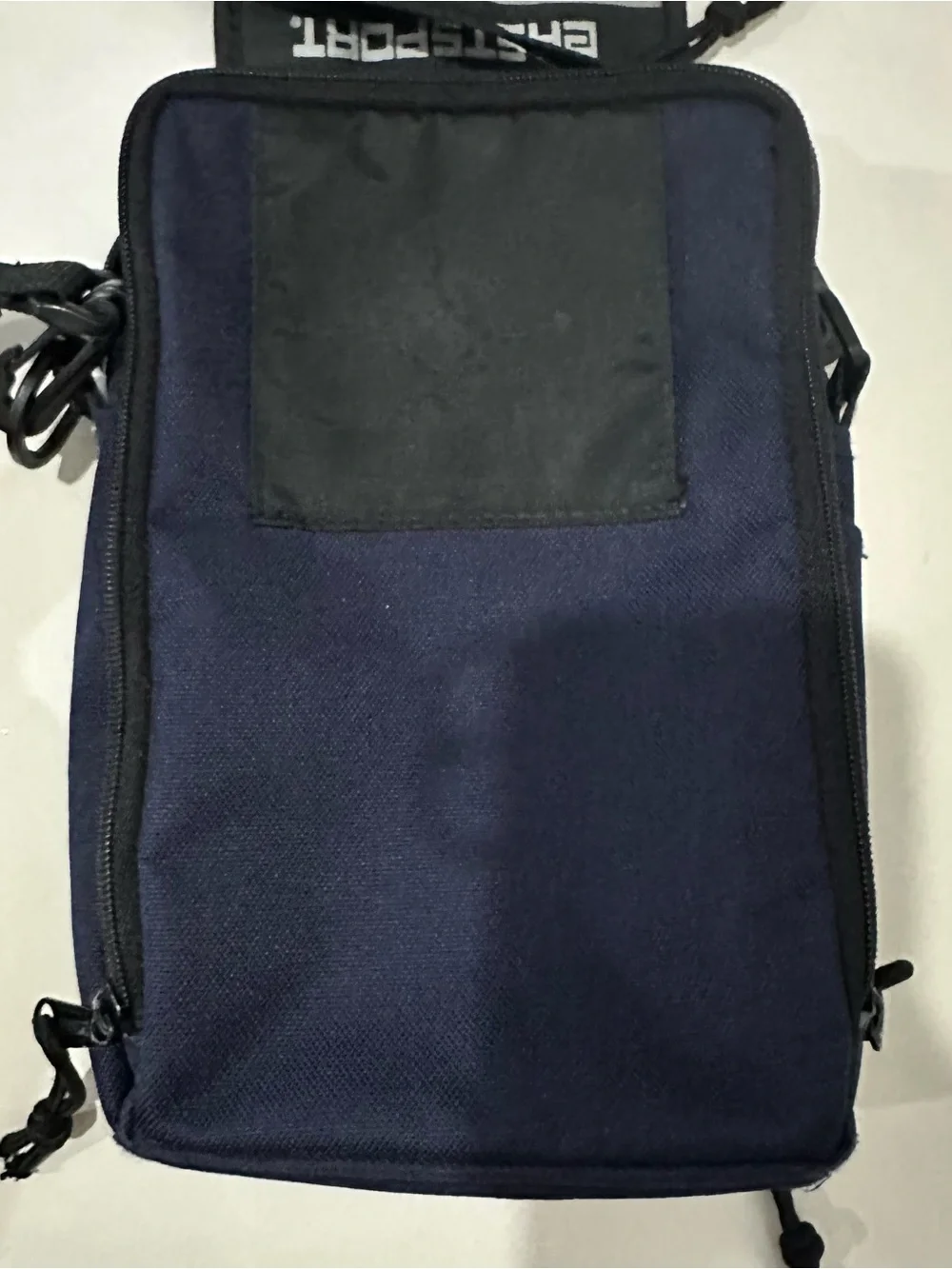 Vintage Eastsport Navy Crossbody Men’s Travel Organizer Utility Shoulder Bag